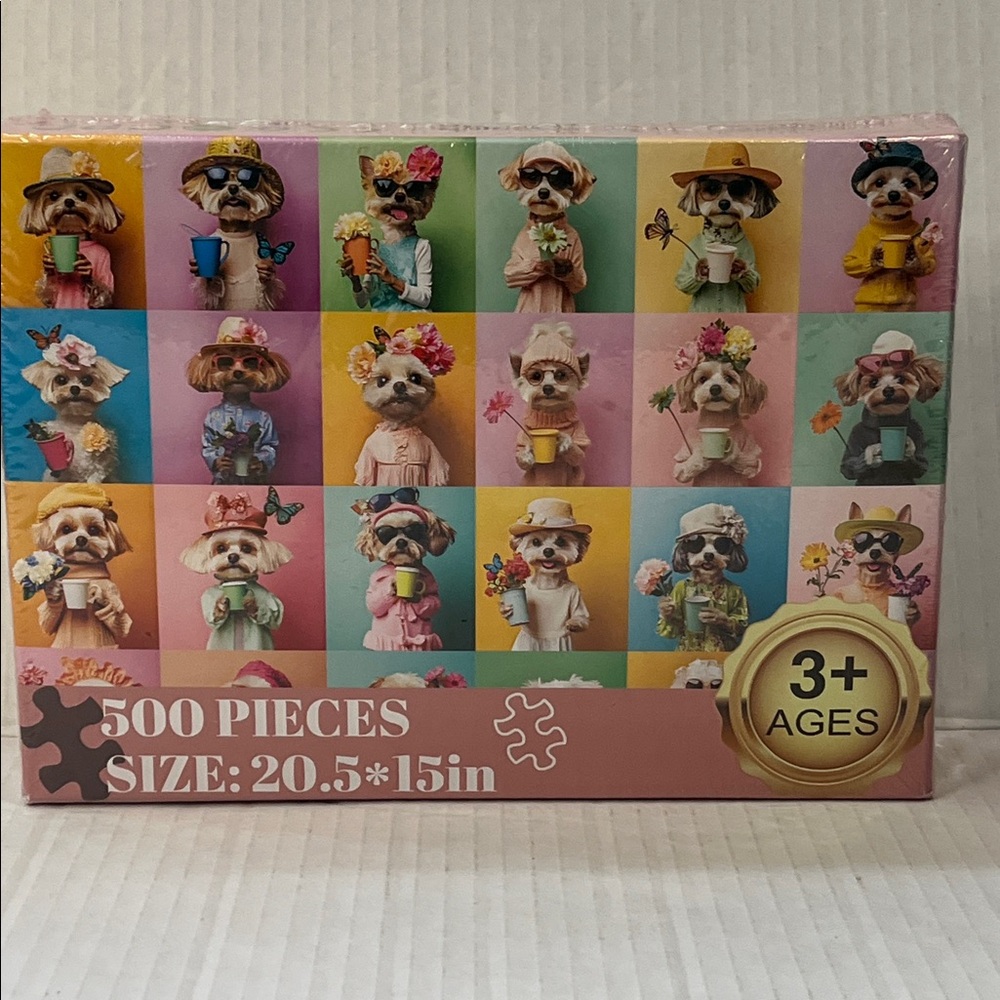 Colorful Dog  Jigsaw Puzzle 500 Pieces